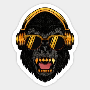 Grilla - Gorilla DJ Sticker